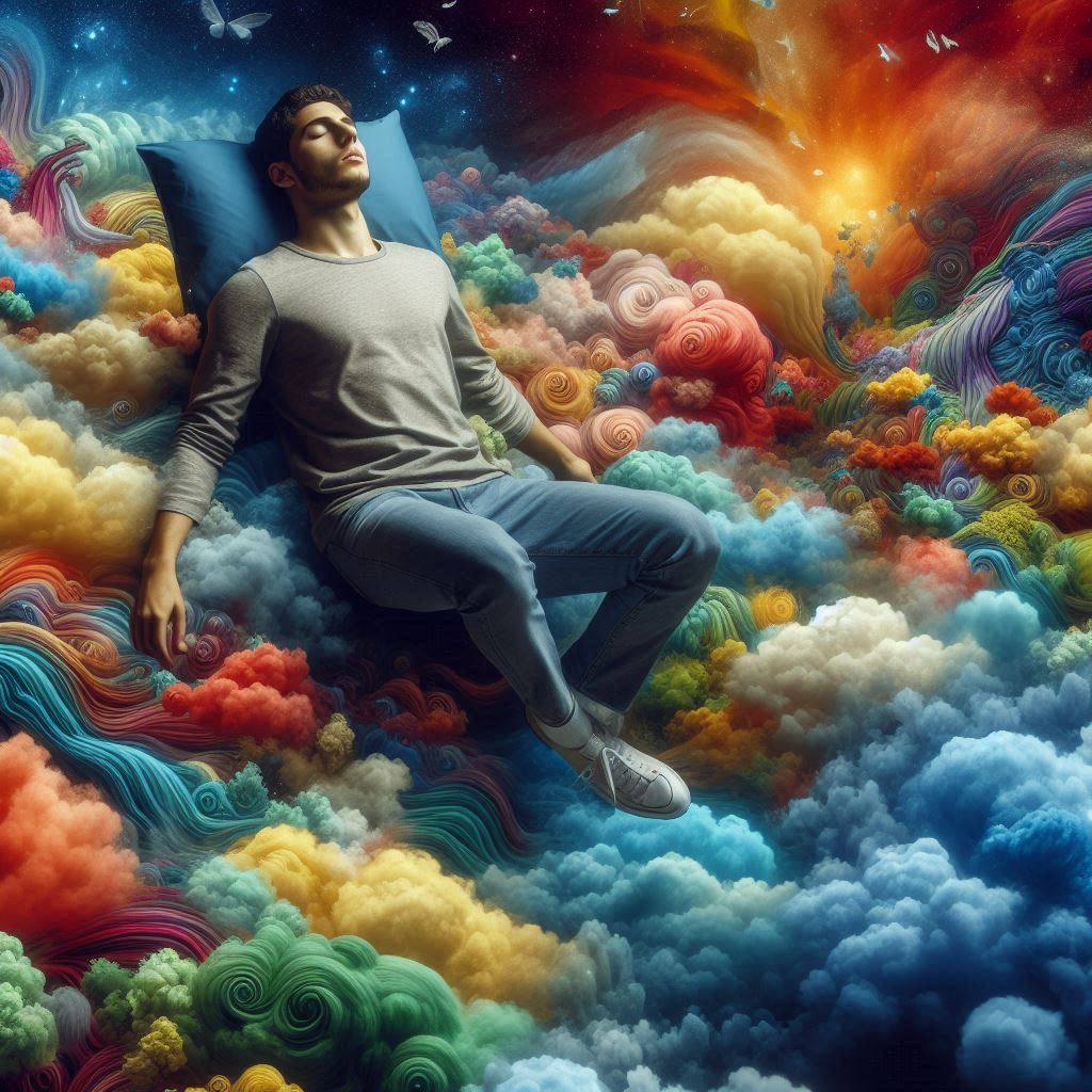 Lucid Dreaming Man