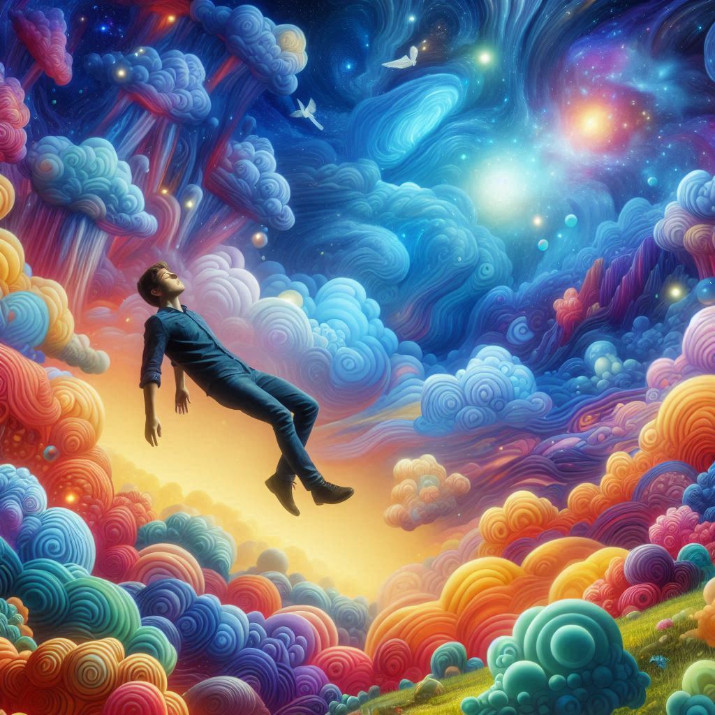 Lucid Dreaming Man